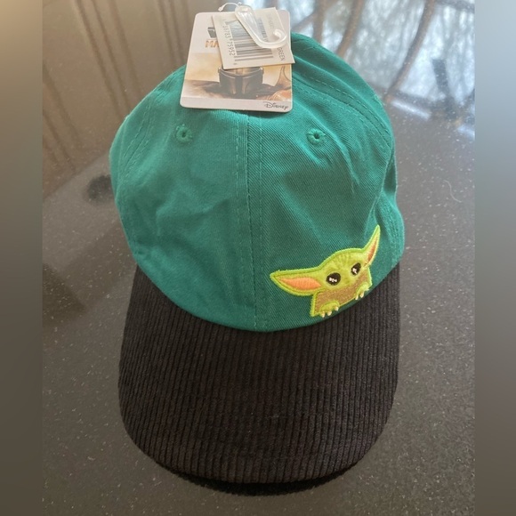 Star Wars The Mandalorian The Child Corduroy Dad Cap NWT - Picture 1 of 8
